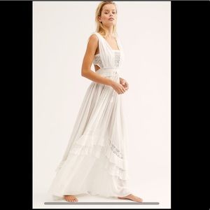 Free People Santa Maria Dress-White Size Small